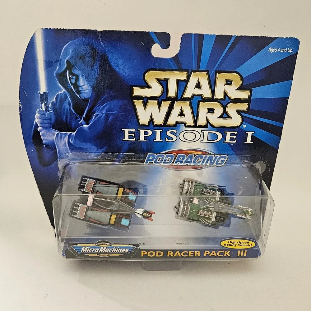 Star Wars Episode I Micro Machines Pod Racer Pack III Mars Guo Dud Bolt Galoob